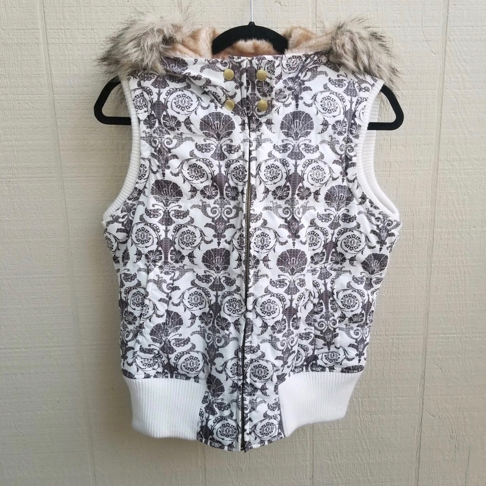 Faux Fur Lined Puffer Vest